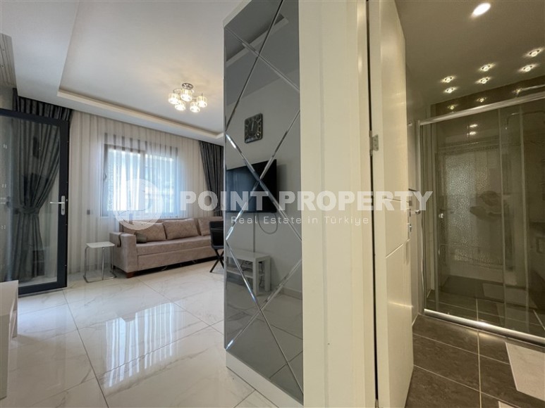 Готова к проживанию квартира 1+1 на 1-м этаже в современной резиденции с отельной инфраструктурой-id-7708-фото-3