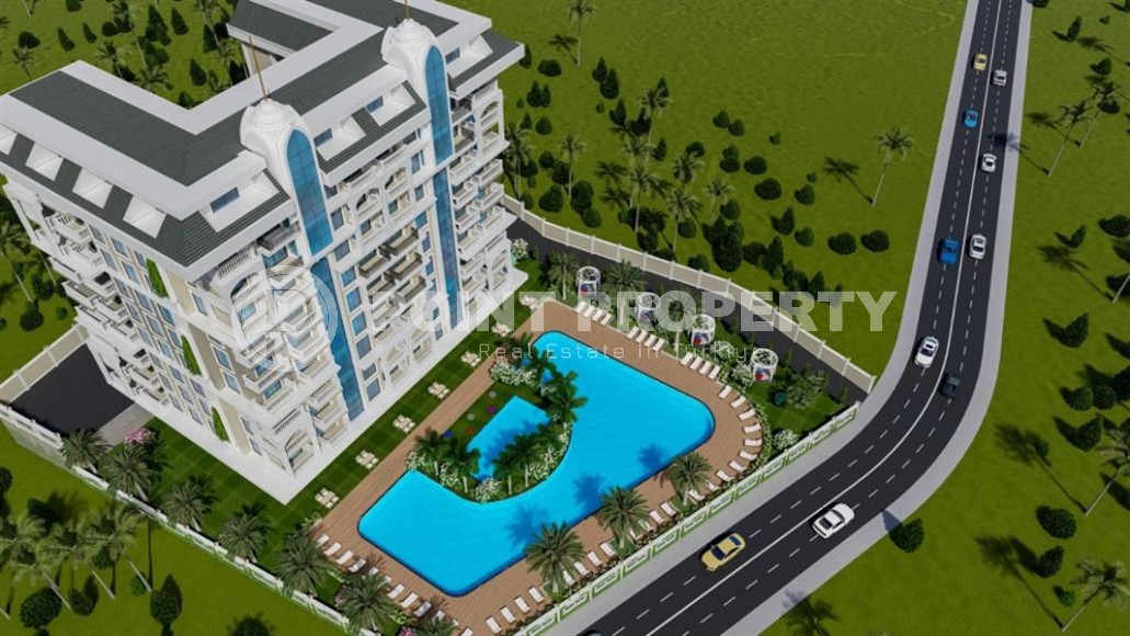 Apartment on the 6th floor in a residential complex under construction, in the resort area of Alanya - Avsallar-id-7710-photo-9