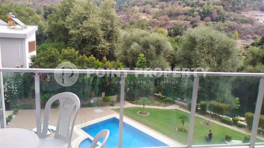 Комфортабельная квартира с видом на зеленый сад и горную реку, в престижном районе Аланьи - Кестель-id-7714-фото-9