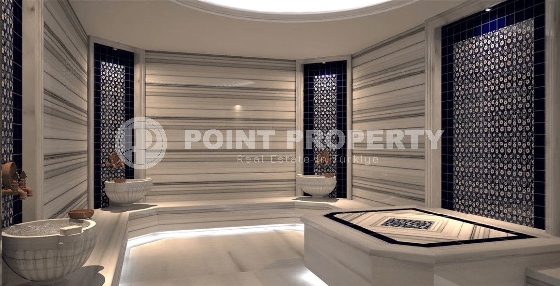 Апартаменты в жилом комплексе на этапе строительства в курортном районе Мерсина - Тедже-id-7719-фото-3