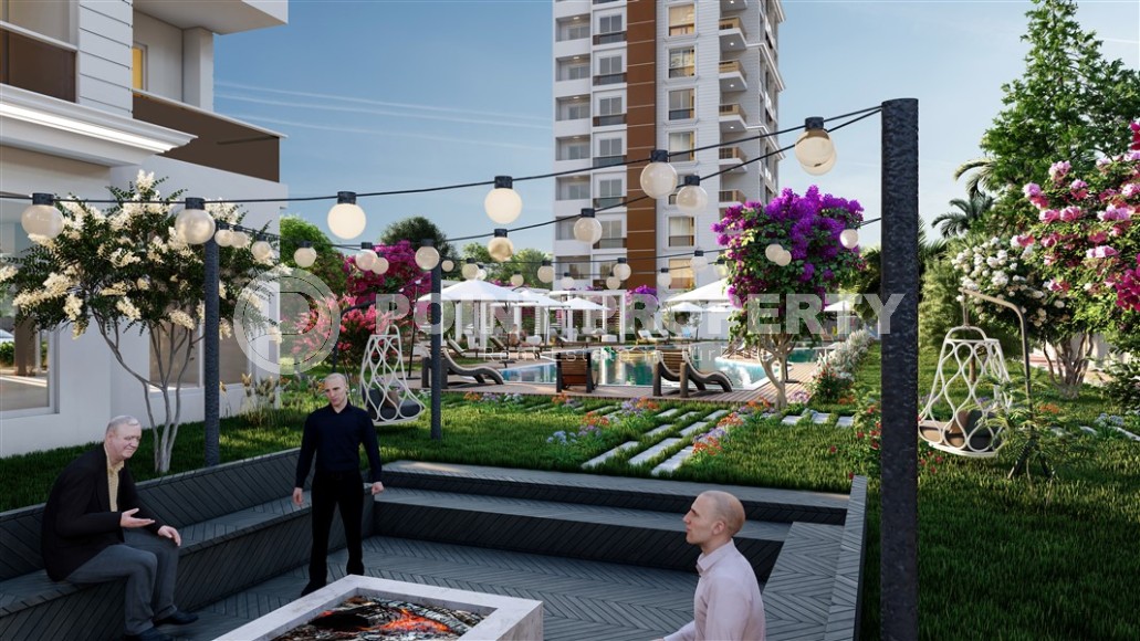 Апартаменты в жилом комплексе на этапе строительства в курортном районе Мерсина - Тедже-id-7719-фото-6