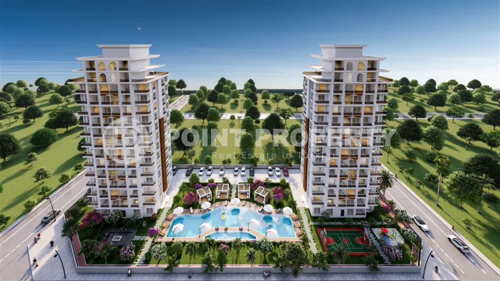 Апартаменты в жилом комплексе на этапе строительства в курортном районе Мерсина - Тедже-id-7719-фото-9