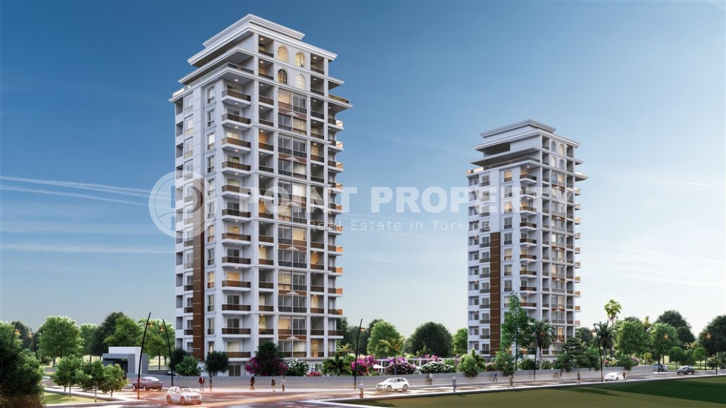 Апартаменты в жилом комплексе на этапе строительства в курортном районе Мерсина - Тедже-id-7719-фото-10