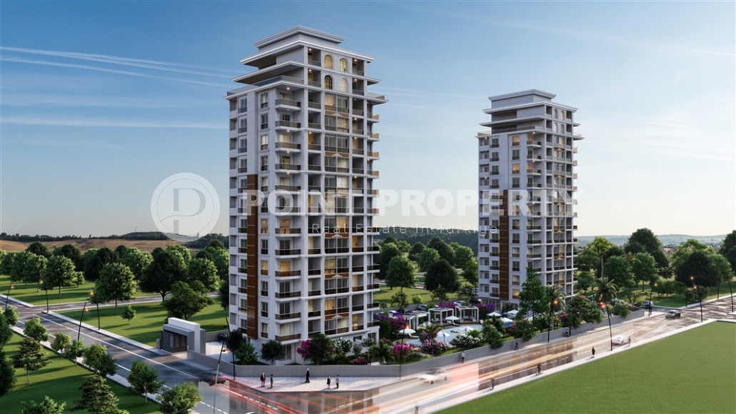 Апартаменты в жилом комплексе на этапе строительства в курортном районе Мерсина - Тедже-id-7719-фото-11