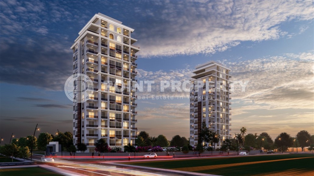 Апартаменты в жилом комплексе на этапе строительства в курортном районе Мерсина - Тедже-id-7719-фото-12