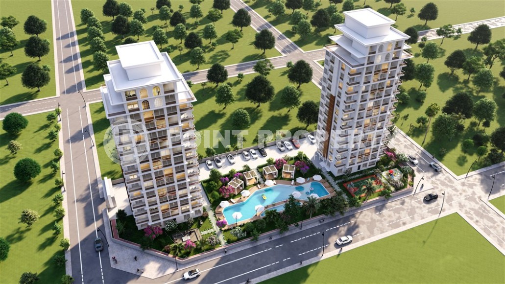 Апартаменты в жилом комплексе на этапе строительства в курортном районе Мерсина - Тедже-id-7719-фото-13