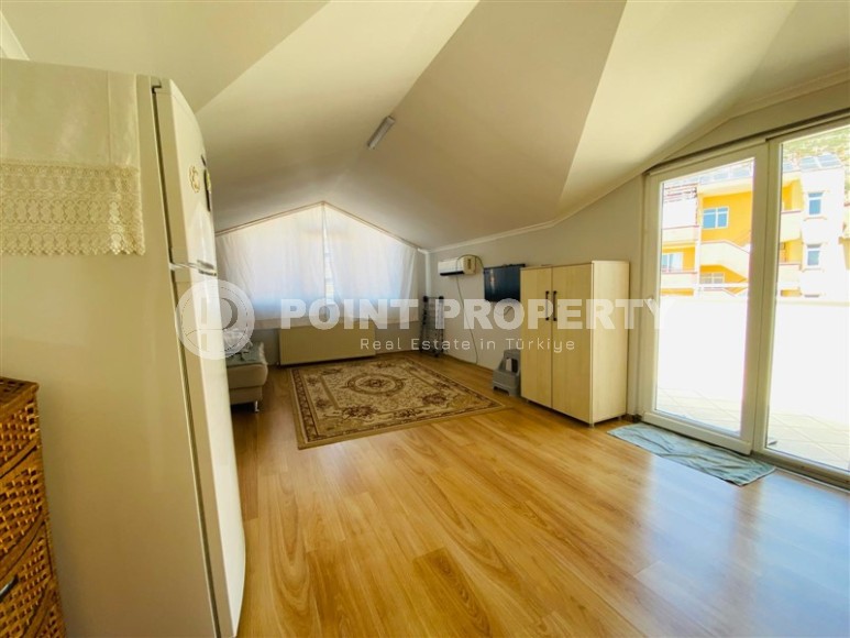 Просторная двухуровневая квартира с видом на горы, с возможностью получения гражданства Турции-id-7721-фото-5