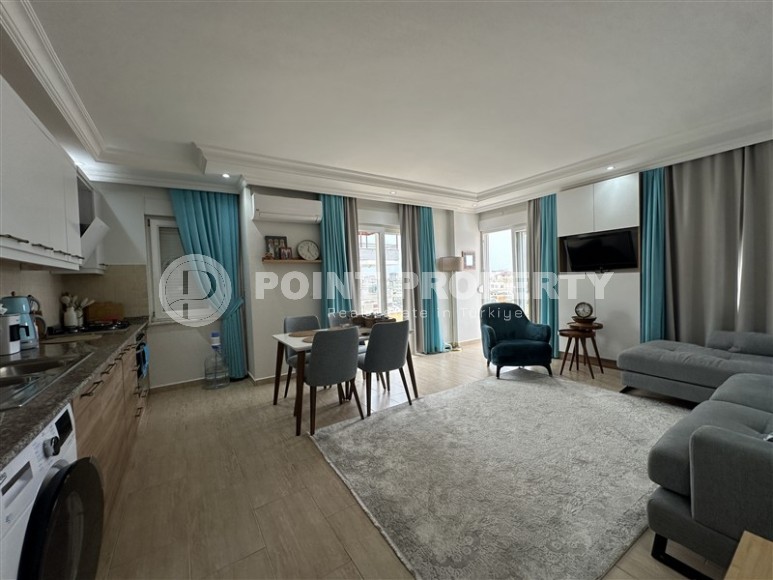 Готовая к проживанию квартира 2+1 в 700 метрах от моря, в нескольких минутах ходьбы от центра Аланья-id-7725-фото-2