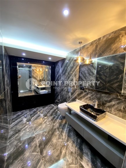 Large two-level apartment 5+1, with a total area of 395 m2, in the prestigious area of Alanya - Hasbahce-id-7730-photo-15