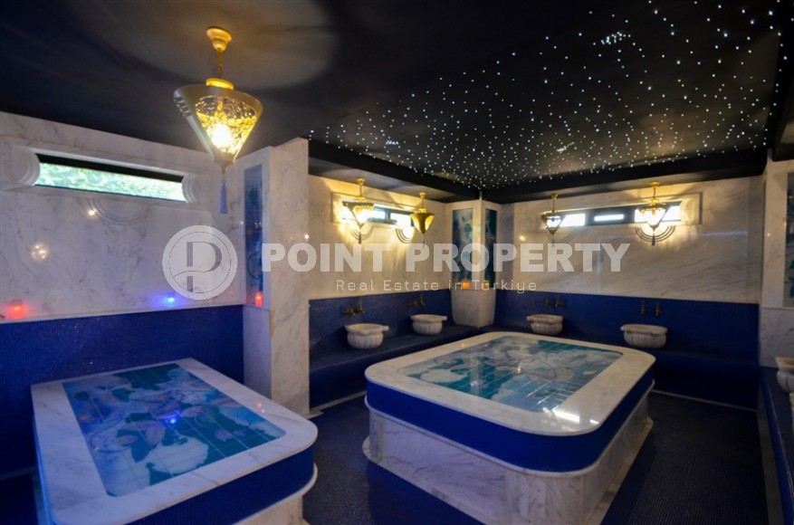 Large two-level apartment 5+1, with a total area of 395 m2, in the prestigious area of Alanya - Hasbahce-id-7730-photo-26