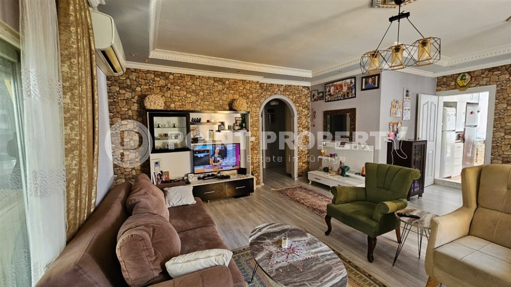 Благоустроенная меблированная квартира в 500 метрах от моря, в центре современного района Аланьи - Махмутлар-id-7732-фото-3