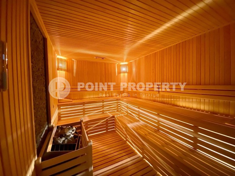 New two-level 3+1 apartment in an elite residential complex with a “city within a city” infrastructure, in a quiet area of Alanya - Kargicak-id-7733-photo-19