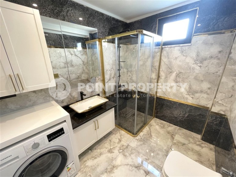 Атмосферная линейная квартира с видом на море и живописную банановую рощу, в престижном районе Аланьи - Каргыджак-id-7738-фото-10