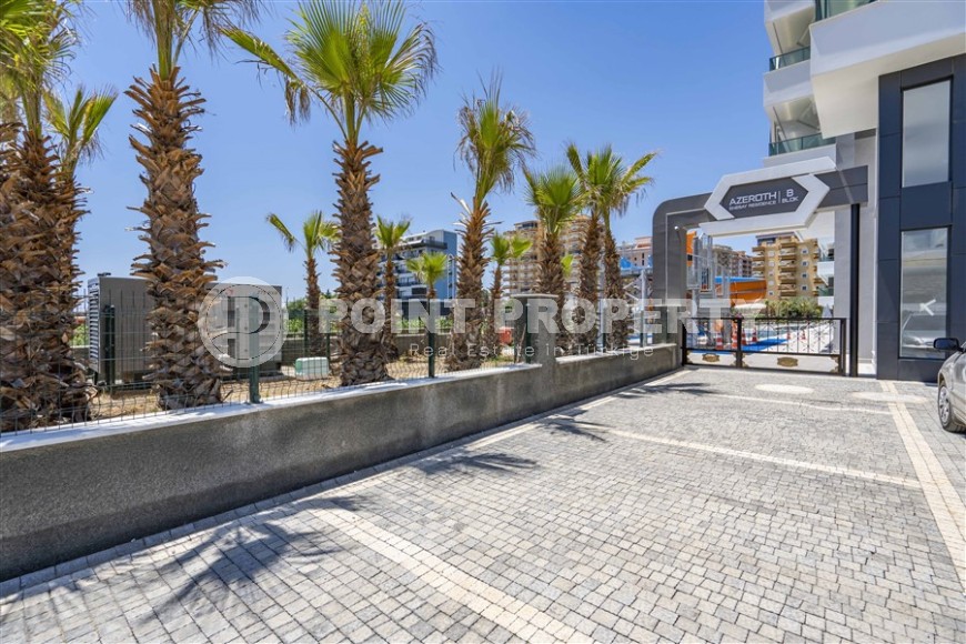 Атмосферная линейная квартира с видом на море и живописную банановую рощу, в престижном районе Аланьи - Каргыджак-id-7738-фото-26