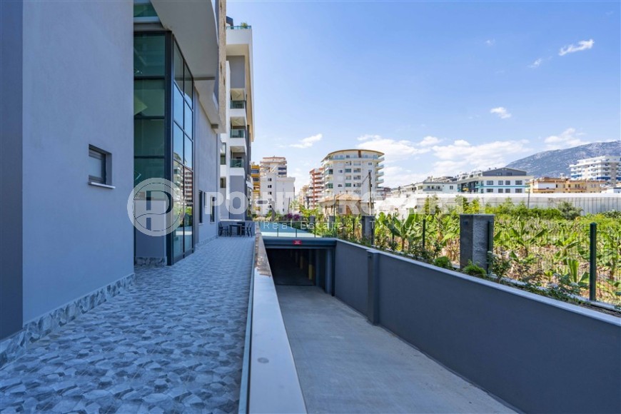 Атмосферная линейная квартира с видом на море и живописную банановую рощу, в престижном районе Аланьи - Каргыджак-id-7738-фото-27