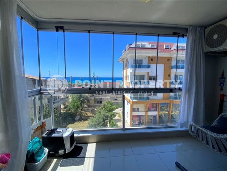 Квартира 1+1 с просторным застекленным балконом, в 50 метрах от пляжа-id-7743-фото-10