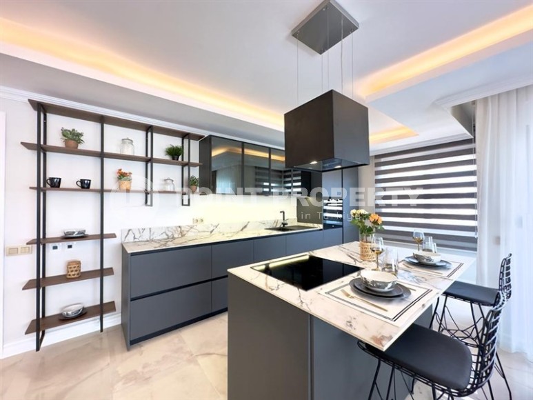 Stylish two-level apartment with modern design, in the center of the popular area of Alanya - Mahmutlar-id-7754-photo-4