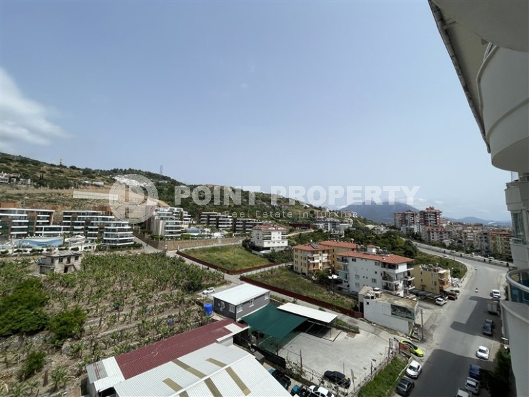 Comfortable panoramic apartment with city and sea views, in the center of the modern area of Alanya - Cikcilli-id-7755-photo-14