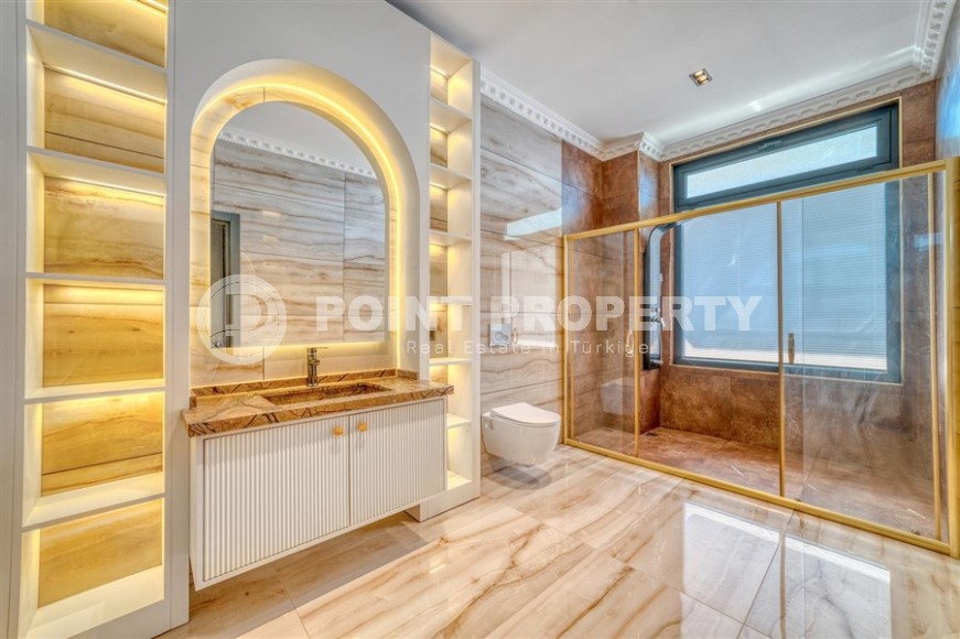 Отдельно стоящая вилла в Каргыджаке в 650м от моря. Гарантированное получение гражданства Турции!-id-1041-фото-10