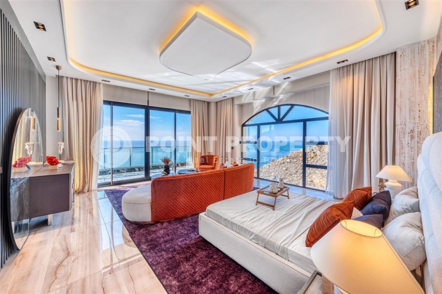 Отдельно стоящая вилла в Каргыджаке в 650м от моря. Гарантированное получение гражданства Турции!-id-1041-фото-11