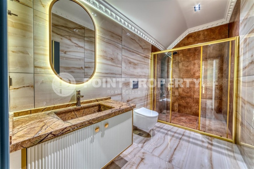 Отдельно стоящая вилла в Каргыджаке в 650м от моря. Гарантированное получение гражданства Турции!-id-1041-фото-17