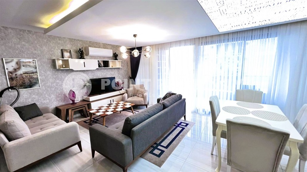 Modern two-level apartment 2+1 in a residential complex built in 2020, 800 meters from the sea-id-7756-photo-3