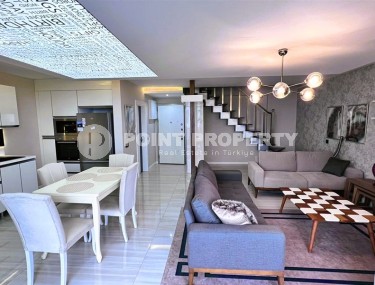 Modern two-level apartment 2+1 in a residential complex built in 2020, 800 meters from the sea-id-7756-photo-5