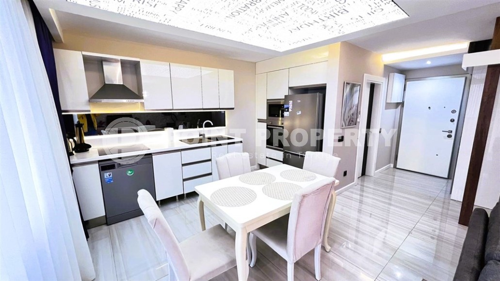 Modern two-level apartment 2+1 in a residential complex built in 2020, 800 meters from the sea-id-7756-photo-6