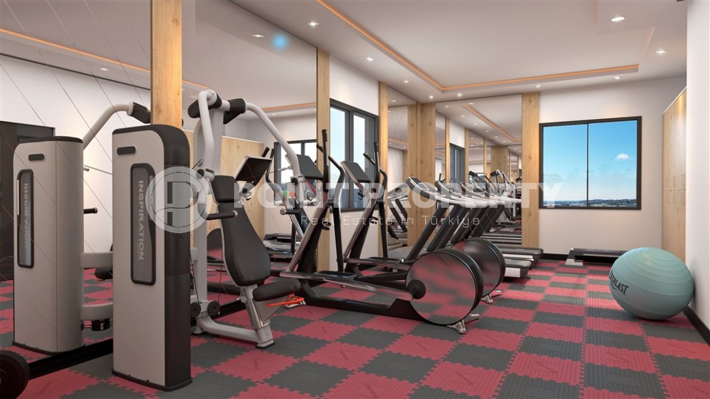 Линейные и двухуровневые квартиры в 8-этажном жилом комплексе на этапе строительства, в новом районе Аланьи - Паяллар-id-7764-фото-2