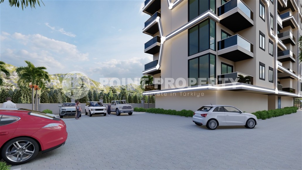 Линейные и двухуровневые квартиры в 8-этажном жилом комплексе на этапе строительства, в новом районе Аланьи - Паяллар-id-7764-фото-15