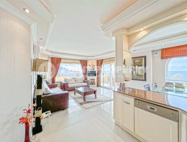 Светлая, атмосферная квартира с роскошным видом на море, в центре современного  района Аланьи - Махмутлар-id-7766-фото-2