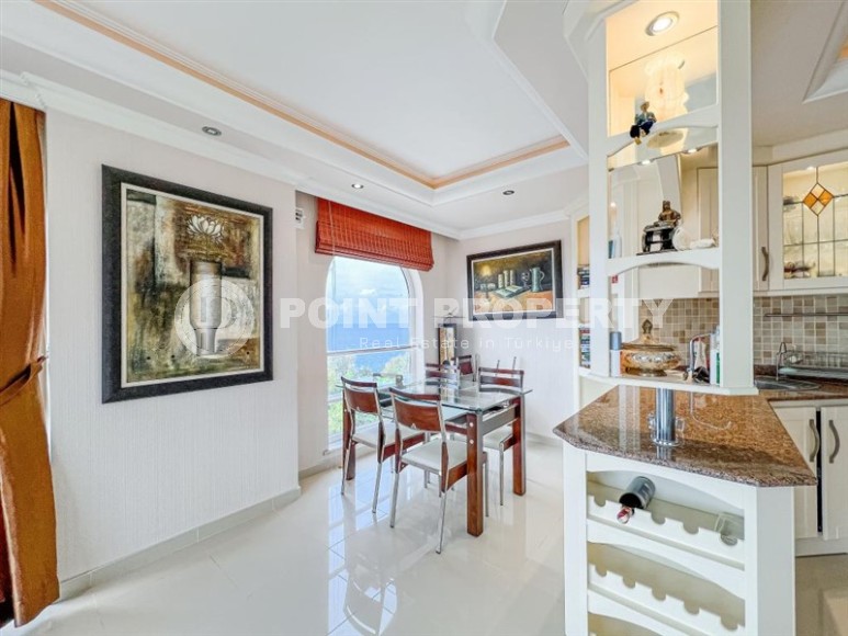 Светлая, атмосферная квартира с роскошным видом на море, в центре современного  района Аланьи - Махмутлар-id-7766-фото-6