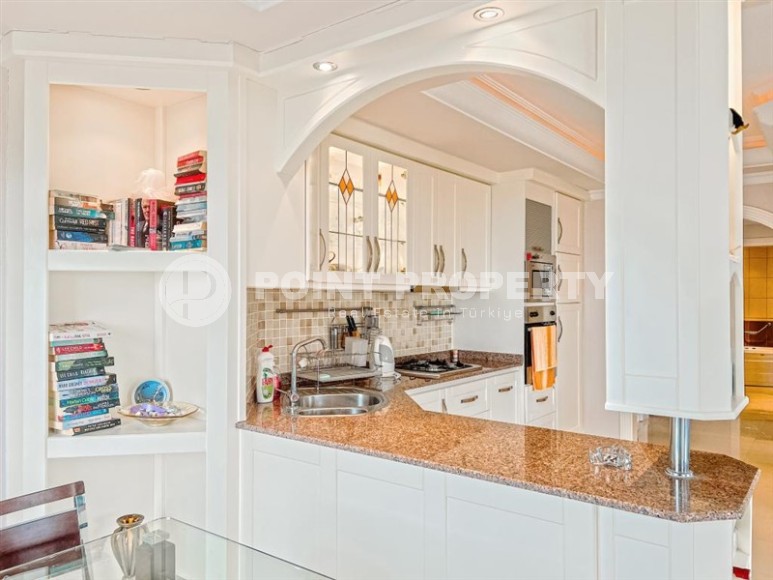 Светлая, атмосферная квартира с роскошным видом на море, в центре современного  района Аланьи - Махмутлар-id-7766-фото-7