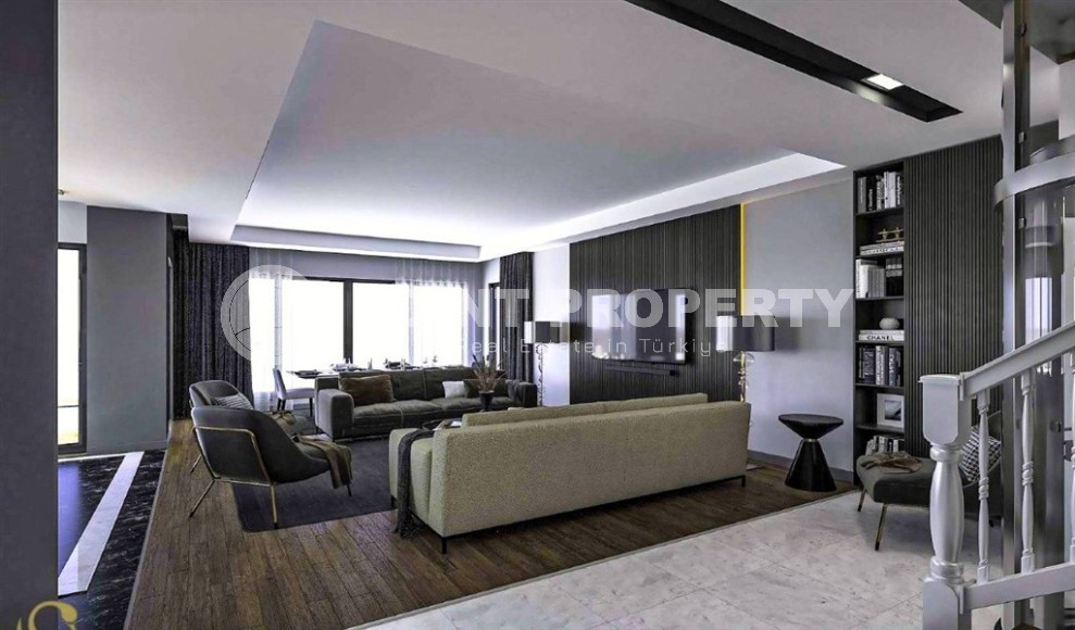 Виллы эксклюзивного дизайна с площадью 360 - 460 м2 в строящемся комплексе, район Каргыджак, дата завершения работ декабрь 2024 года-id-3193-фото-2