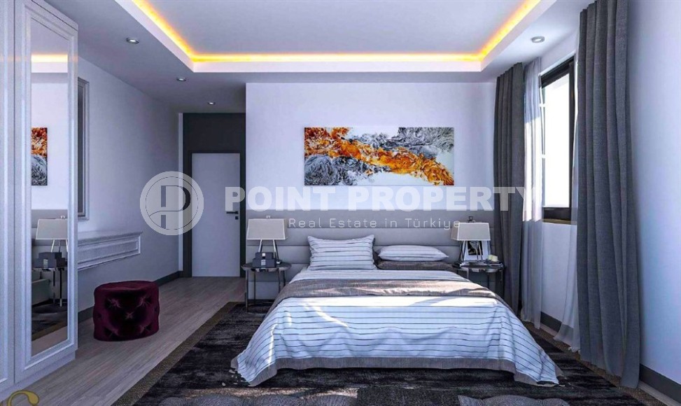 Виллы эксклюзивного дизайна с площадью 360 - 460 м2 в строящемся комплексе, район Каргыджак, дата завершения работ декабрь 2024 года-id-3193-фото-5