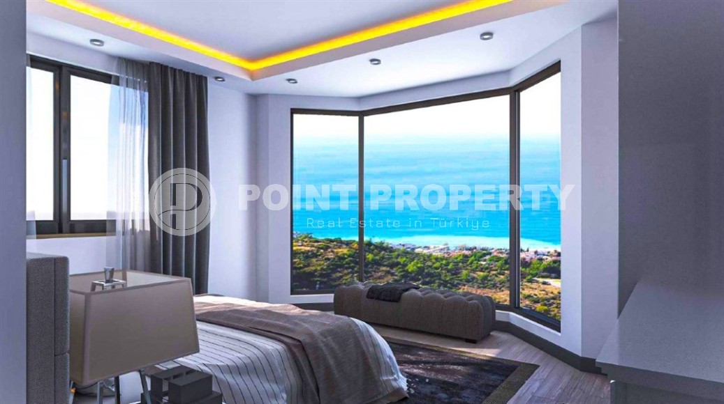 Виллы эксклюзивного дизайна с площадью 360 - 460 м2 в строящемся комплексе, район Каргыджак, дата завершения работ декабрь 2024 года-id-3193-фото-6