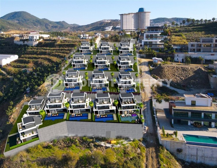 Виллы эксклюзивного дизайна с площадью 360 - 460 м2 в строящемся комплексе, район Каргыджак, дата завершения работ декабрь 2024 года-id-3193-фото-12