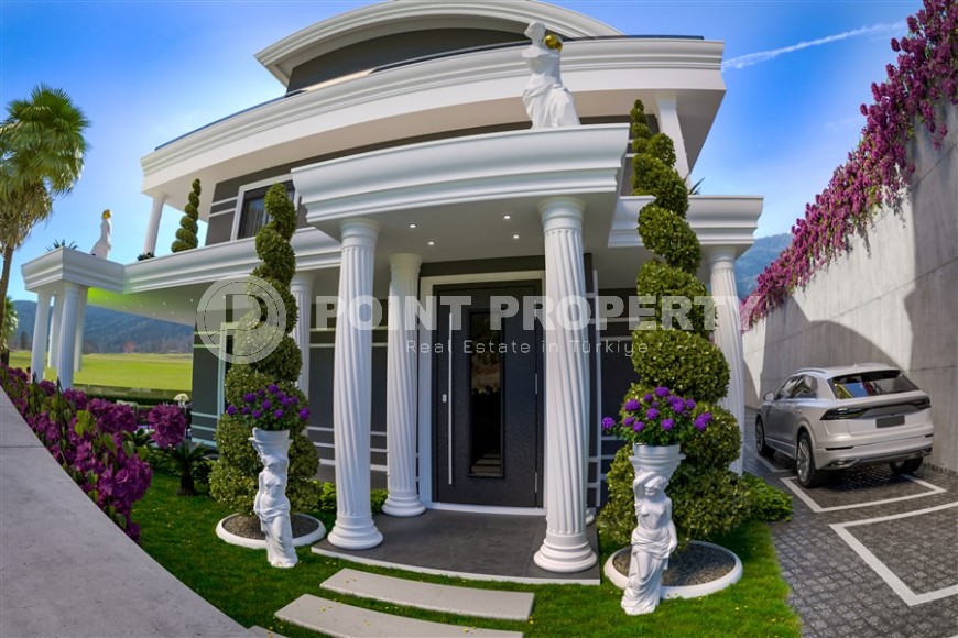 Виллы эксклюзивного дизайна с площадью 360 - 460 м2 в строящемся комплексе, район Каргыджак, дата завершения работ декабрь 2024 года-id-3193-фото-14