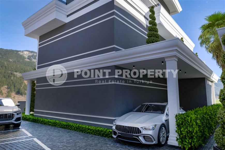 Виллы эксклюзивного дизайна с площадью 360 - 460 м2 в строящемся комплексе, район Каргыджак, дата завершения работ декабрь 2024 года-id-3193-фото-15