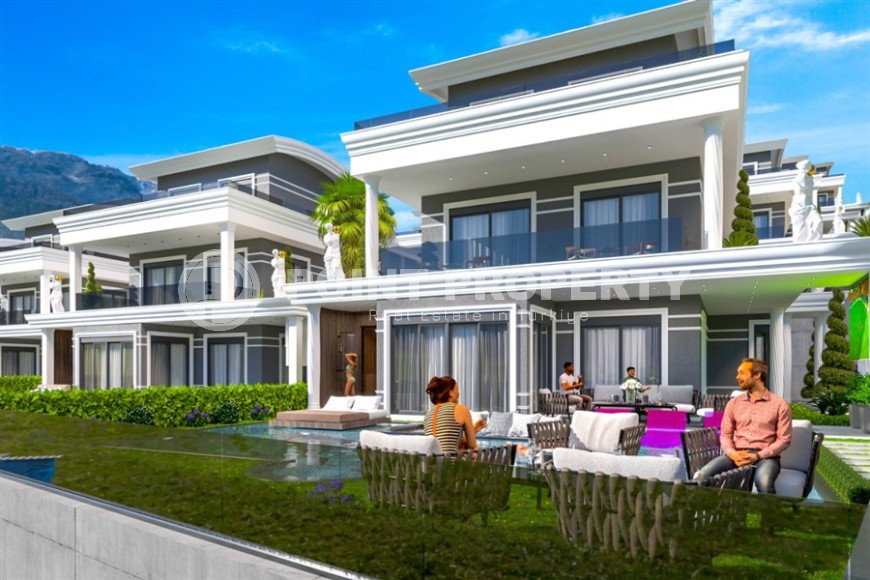 Виллы эксклюзивного дизайна с площадью 360 - 460 м2 в строящемся комплексе, район Каргыджак, дата завершения работ декабрь 2024 года-id-3193-фото-16