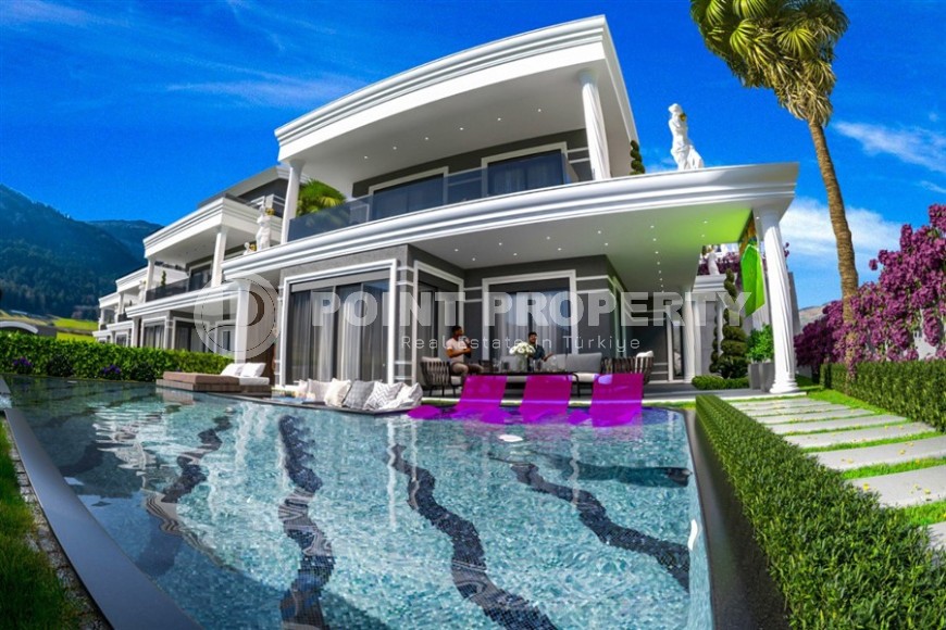 Виллы эксклюзивного дизайна с площадью 360 - 460 м2 в строящемся комплексе, район Каргыджак, дата завершения работ декабрь 2024 года-id-3193-фото-21