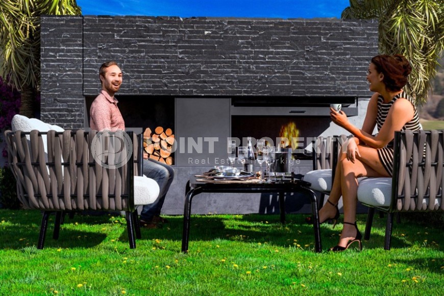 Виллы эксклюзивного дизайна с площадью 360 - 460 м2 в строящемся комплексе, район Каргыджак, дата завершения работ декабрь 2024 года-id-3193-фото-22