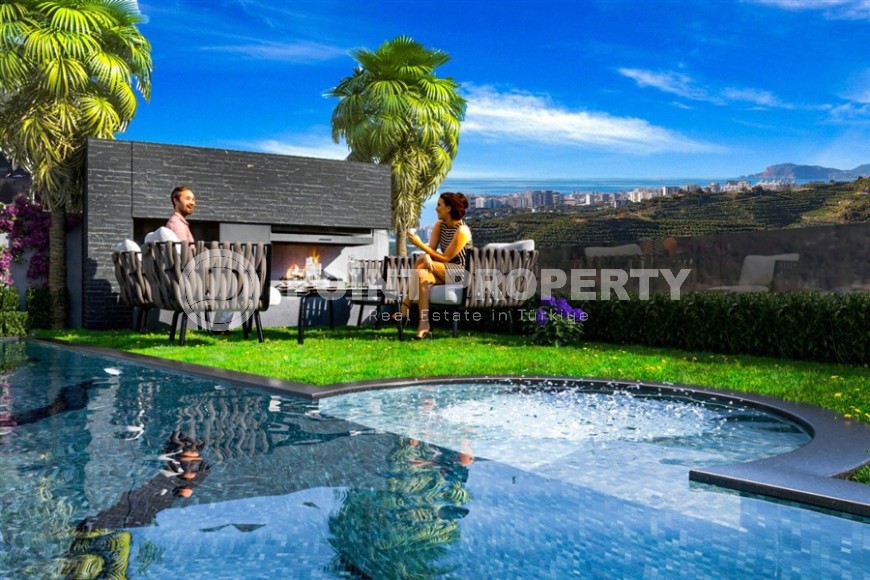 Виллы эксклюзивного дизайна с площадью 360 - 460 м2 в строящемся комплексе, район Каргыджак, дата завершения работ декабрь 2024 года-id-3193-фото-23