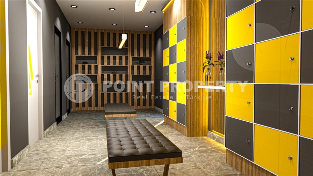 Доступная по цене квартира 1+1 в жилом комплексе на финальном этапе строительства, в зеленом, экологически чистом районе Аланьи - Газипаша-id-7775-фото-7