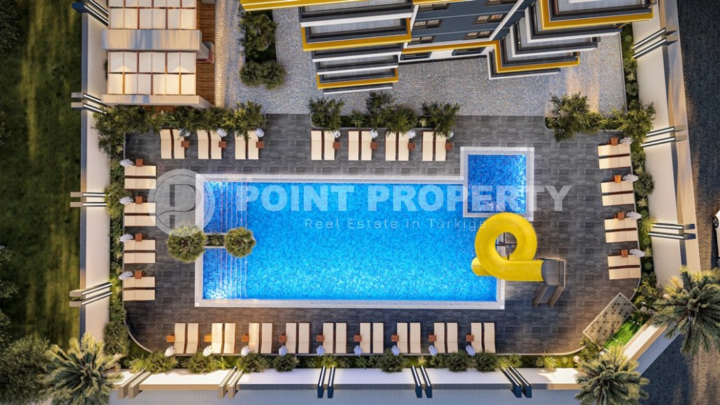 Доступная по цене квартира 1+1 в жилом комплексе на финальном этапе строительства, в зеленом, экологически чистом районе Аланьи - Газипаша-id-7775-фото-12