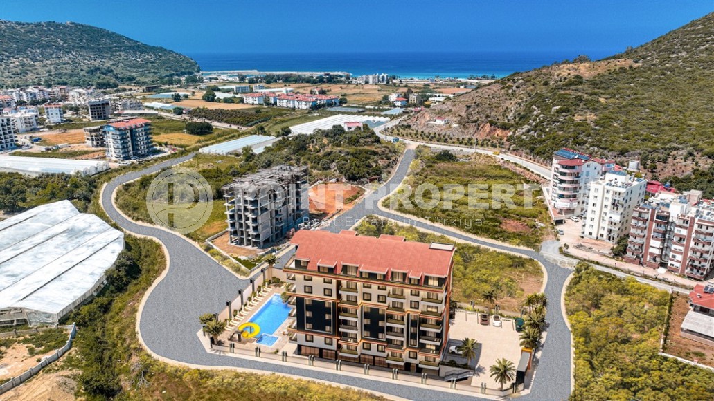 Доступная по цене квартира 1+1 в жилом комплексе на финальном этапе строительства, в зеленом, экологически чистом районе Аланьи - Газипаша-id-7775-фото-14