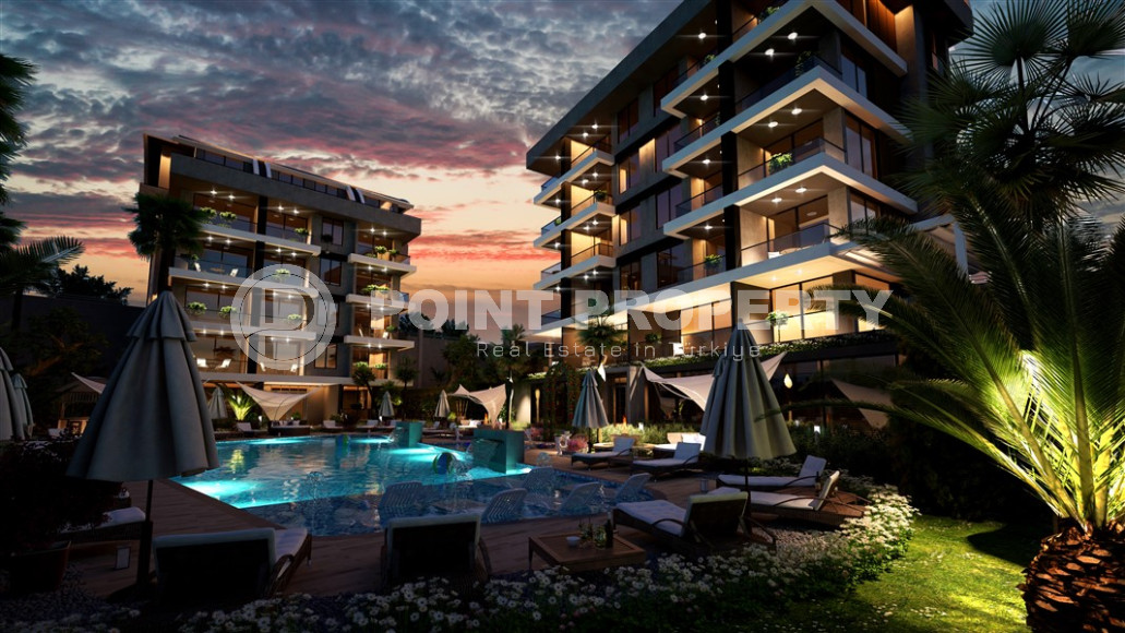 Проект на этапе строительства в районе Каргыджак с большим выбором планировок, вид на море и горы-id-1086-фото-5