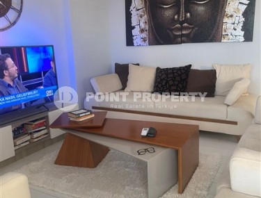 Panoramic apartment 2+1 with sea and mountain views, in the center of the modern area of Alanya - Cikcilli-id-7784-photo-2