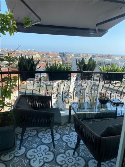 Panoramic apartment 2+1 with sea and mountain views, in the center of the modern area of Alanya - Cikcilli-id-7784-photo-14