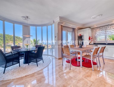 Comfortable 3+1 villa with sea views, in a green, ecologically clean area of Alanya - Tepe-id-7785-photo-5